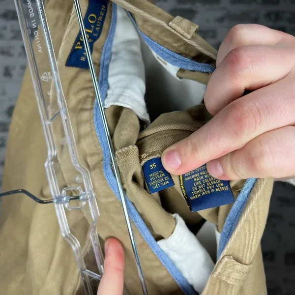 Polo Ralph Lauren | women blue label khaki shorts - Image 2
