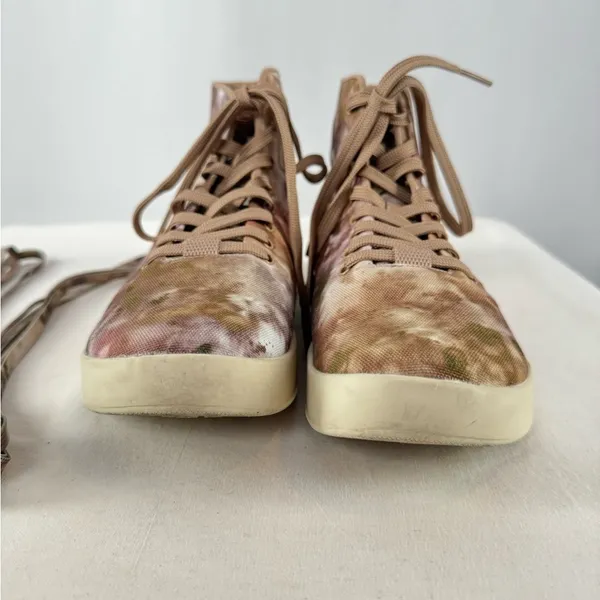 Nobull High Too Unisex Trainer Shoes in Pink Tie‎ Dye Size Woman’s 7 Men’s 5.5 - Image 4