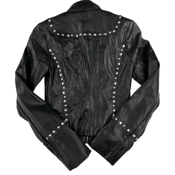 I.AM.GIA - Luther Faux Leather Jacket in Black - Image 4