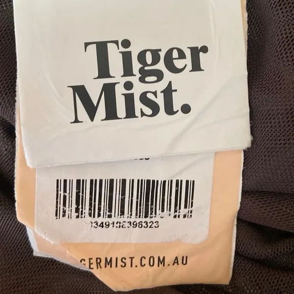 Tiger Mist NWT Multicolor Sleeveless Ruched Slit Open Back Mini Bodycon Dress XS - Image 5