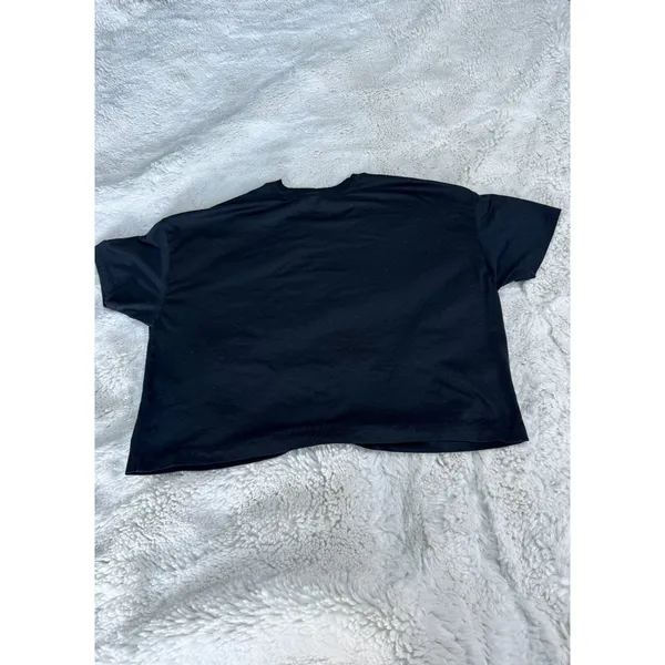 Vuori Energy Tee Black Size S Performance Cropped Boxy T Shirt - Image 2