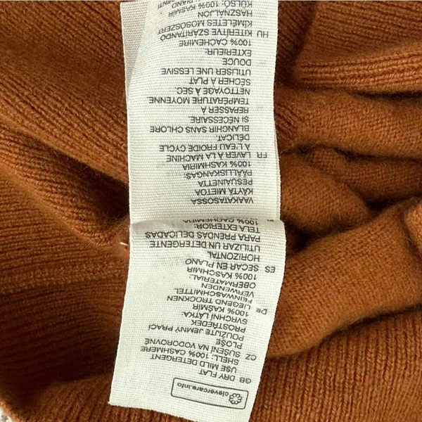 &Other Stories Light Brown 100% Cashmere Sweater Size XS - Image 6