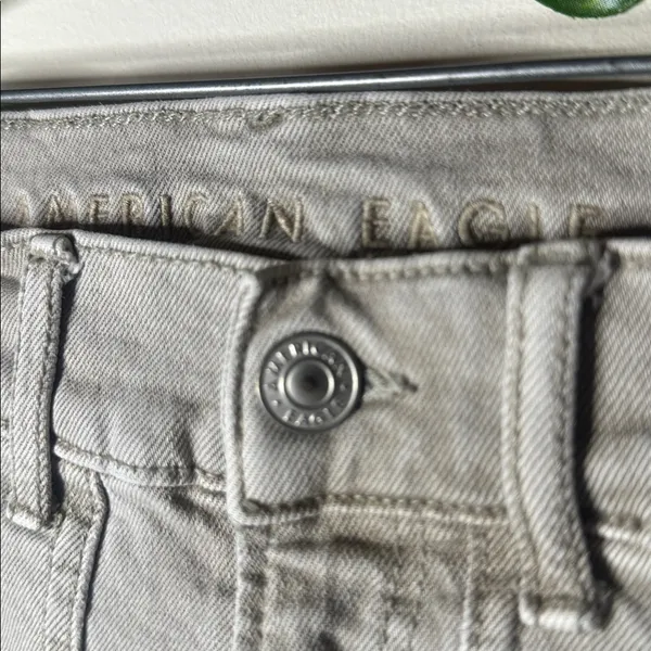 American Eagle Green Gray Stretch Skater Jeans - Image 5
