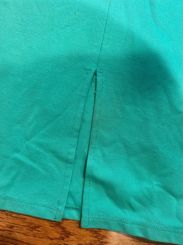 Zara green bodycon Tank Sleeveless back slit midi dress size M - Image 10