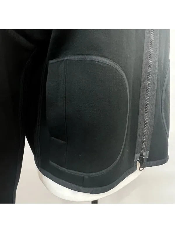 Madewell Oversized The Everywhere Black Jacket Full Zip Size XS Bomber Jacket - Image 10
