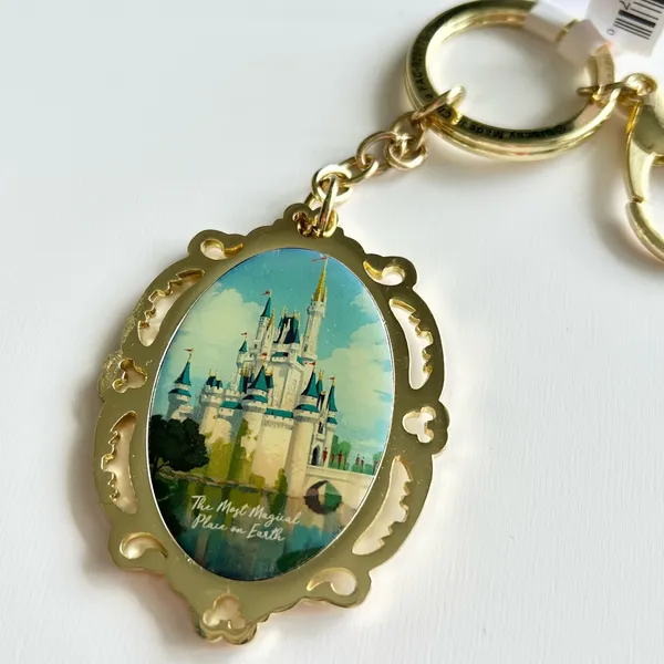 NWT Disney World Magic Kingdom Most Magical Place On Earth Double Sided Keychain - Image 5