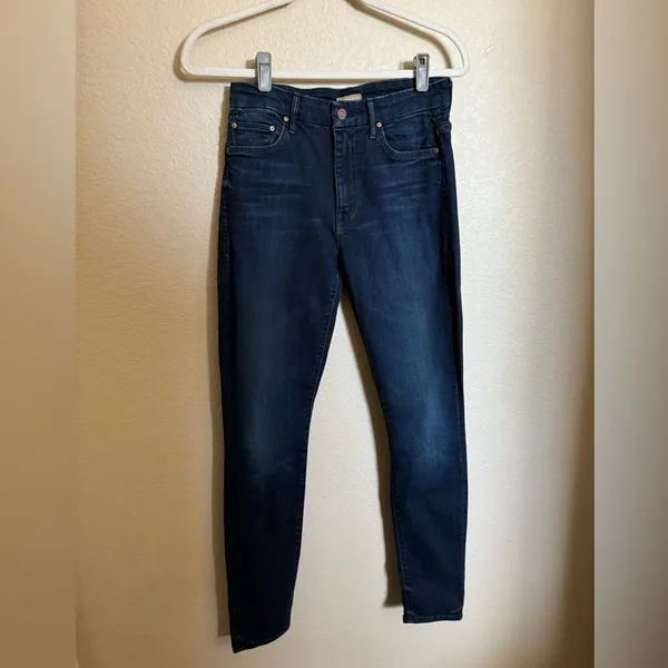 MOTHER High Waisted Looker Wash: Ink and Paper Size 27‎ - Image 3
