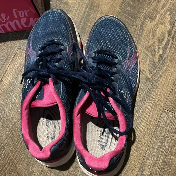 Ryka Womens Devotion Plus 2 Walking Shoe Size 9 M‎ Pink and Blue - Image 4