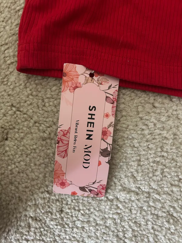 Red Tube Top Shein - Image 3