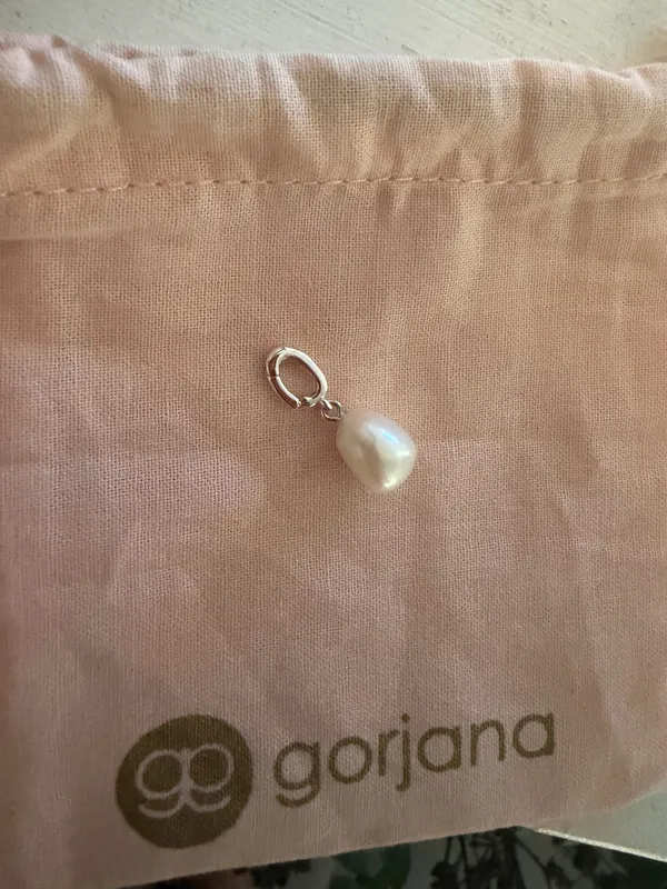 Gorjana Sterling Silver Pearl Parker Charm - Image 4