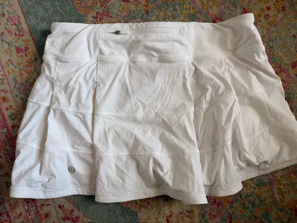 Lululemon Pace Rival Skirt White - Image 2