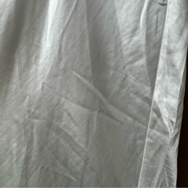 NEW Meshki Meghan Sleeveless Satin V-Neck Maxi Dress Ivory XXXL READ - Image 9