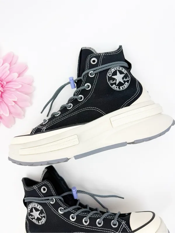 Converse All Star Run Star Legacy Cx High Top Platform Sneaker Black/Ultraviolet - Image 8