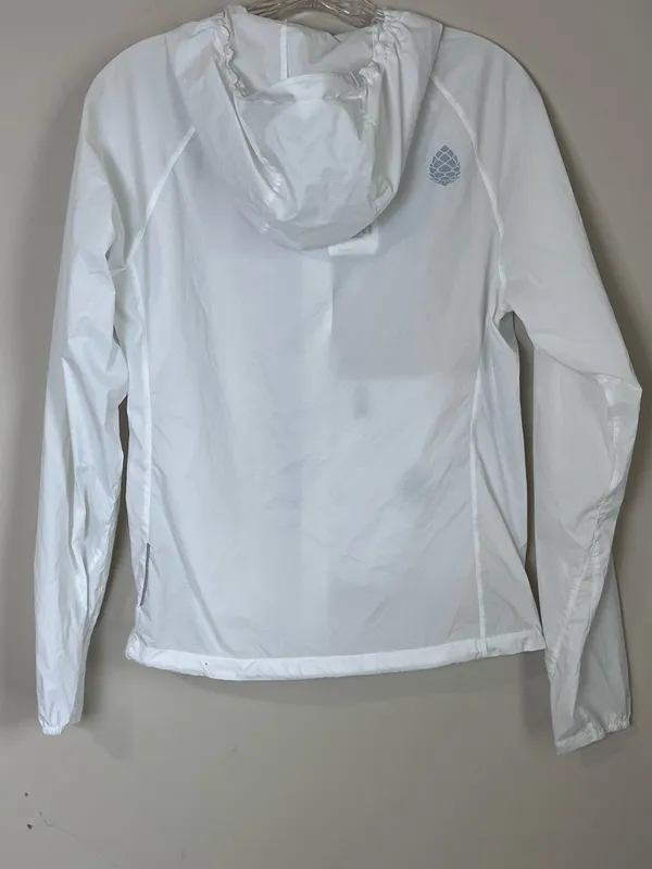 Stio Womens Second Light Windshell Jacket Medium‎ Morning Frost White New - Image 5