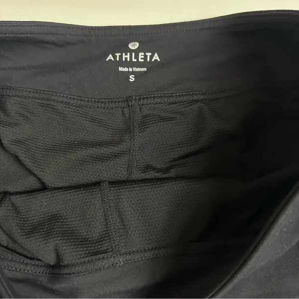 Athleta Classic Black Sweet Sport Athletic Tennis Skort With Pocket Size Small - Image 8