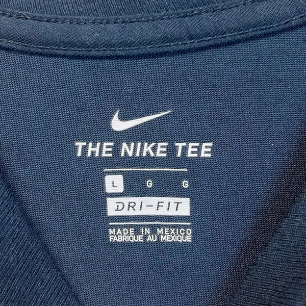 NWT NIKE T-Shirt Women's Large Obsidian Blue American Eagle Swoosh Softball Tee‎ - Image 4