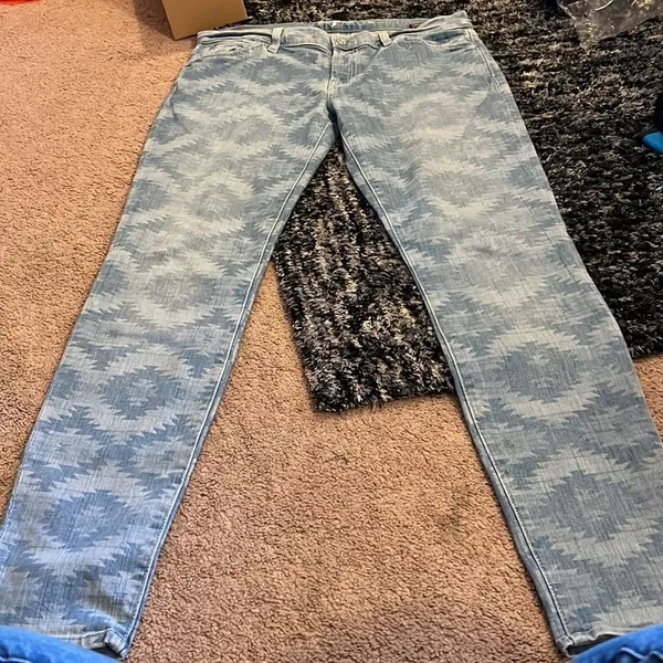 7 for all mankind‎ Aztec skinny jeans 32 - Image 2
