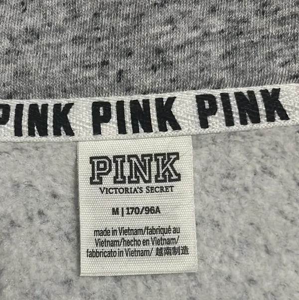 PINK 3/4 Zip Sweatshirt - Image 3