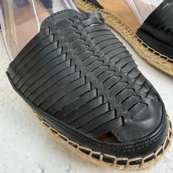 DV by Dolce Vita for Target Espadrille Strap Sandals Shoes Women's 8.5 Black - Image 4