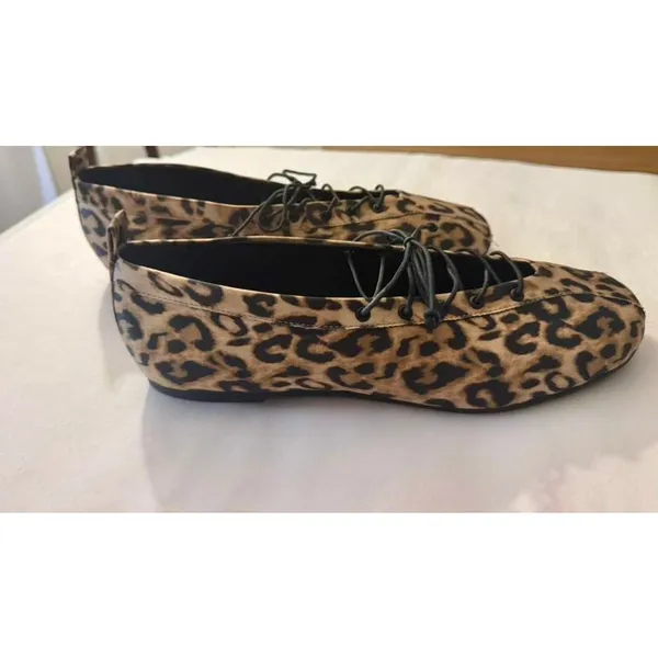 NWOB Maeve x Anthropologie Lace-Up Ballet Flats Women's sz. EU 40 US 9.5 - Image 3