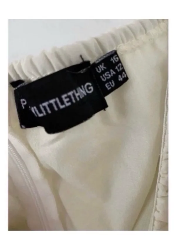 Pretty Little Thing Dress Mini White - Image 8