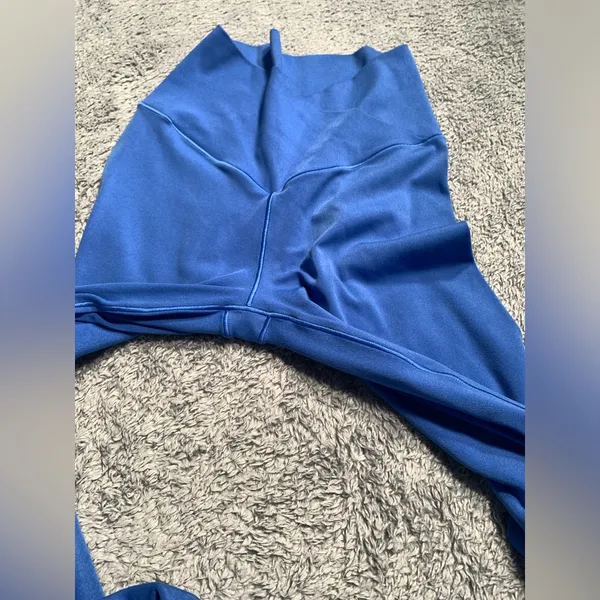 Aerie offline real me Blue High-Waisted Leggings 7/8 small - Image 4