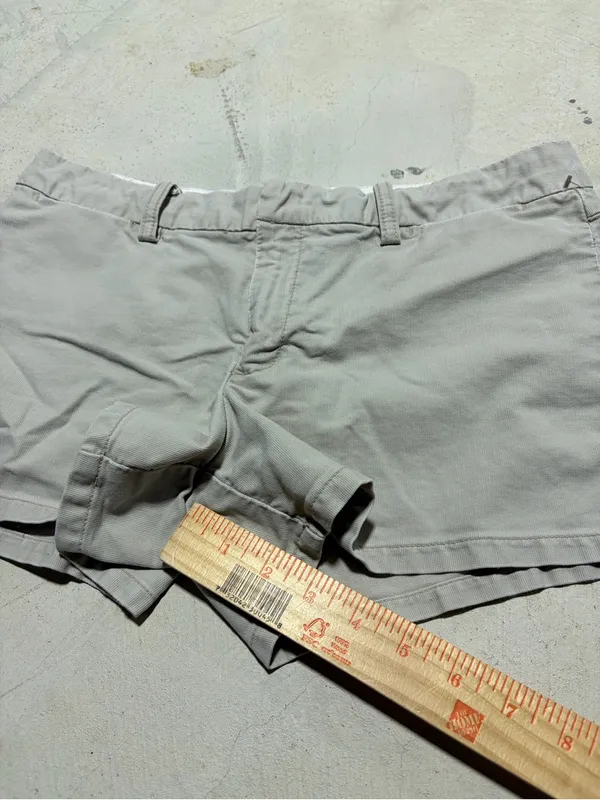 American Eagle y2k mini micro shorts tan khaki 6 - Image 5