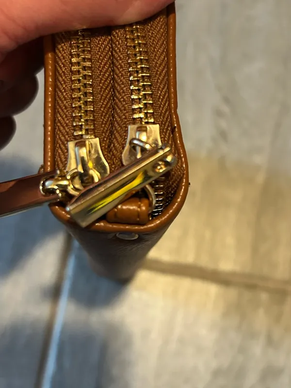 A New Day brown double zip wallet - Image 8
