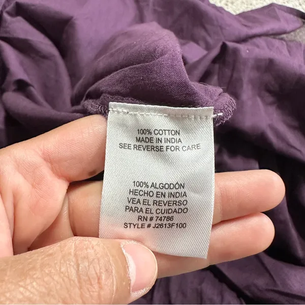 Bila77 Women’s Kelsey Maxi Dress Sleeveless Smocked Tiered V-Neck in Purple S - Image 12