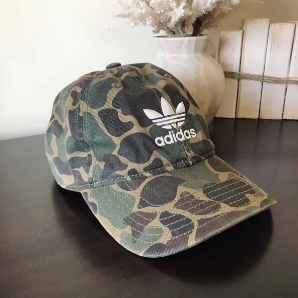 Adidas Originals Forest Camo Relaxed Fit Strapback Hat - Image 4