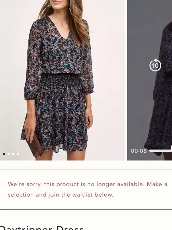 Anthropologie Vanessa Virginia Women’s Paisley Pattern V-neck Dress Size XS - Image 3