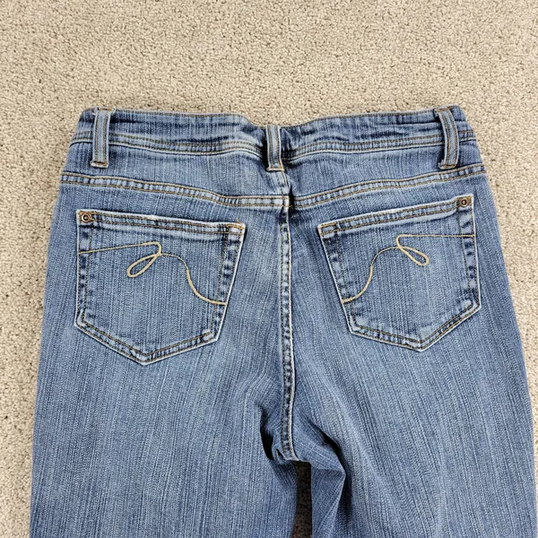 Vintage Faded Glory Womens Bootcut Jeans 8 Blue Medium Wash Mid Rise Denim Y2K - Image 3