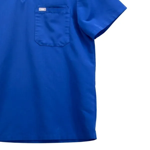 FIGS‎ Scrub Top Blue L - Image 4