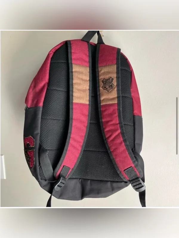 Gryffindor Harry Potter Color Block Backpack Red School Travel - Image 5