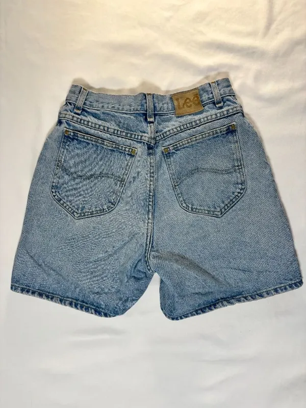 Lee Vintage Light Wash Denim Shorts (approx. size S - Image 5