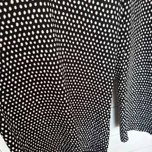 Zac & Rachel Women’s 2X Plus Size Stretchy Wide Leg Star Patterned Pants - Image 2