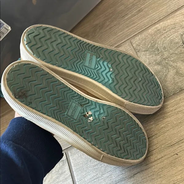 Toms Tan Suede Slip-On Flats - Image 8