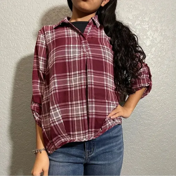 Plaid Top Red - Image 11