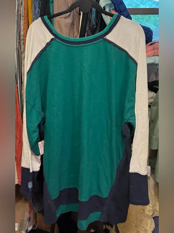 NWT Free People FP Movement Living Life Layer - green glow combo - XL - Image 9