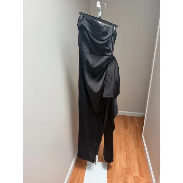 Nicholas Erelyn Strapless Gown In Black Size 4 / Small - Image 6