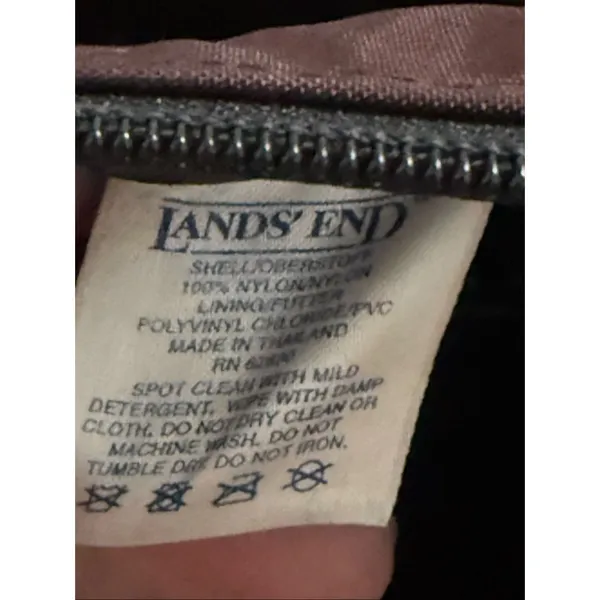 Lands' End Direct Merchants Bag with Shoulder Strap 12x9 nylon - Image 4