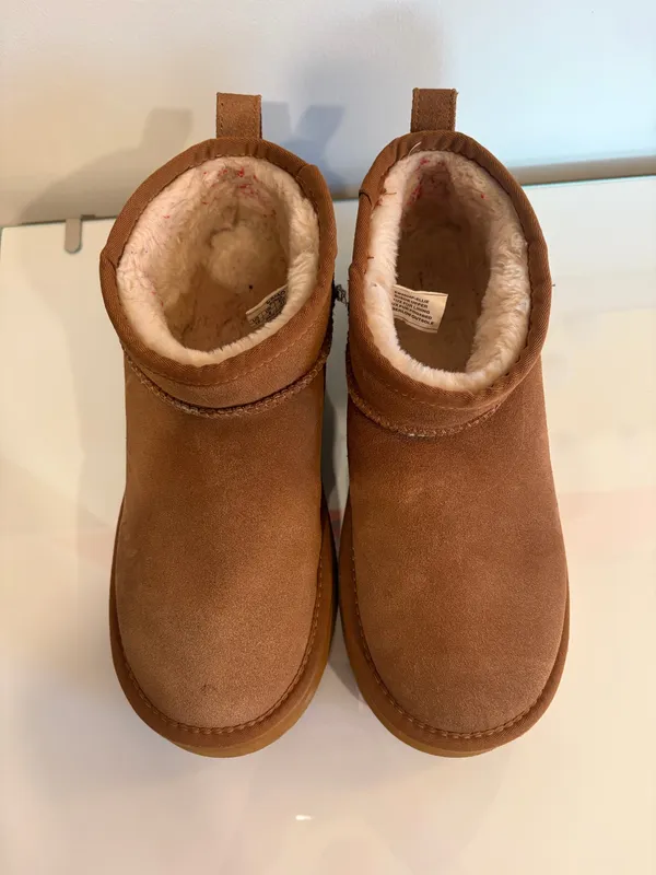 Platform Boots Brown Size 10 - Image 4