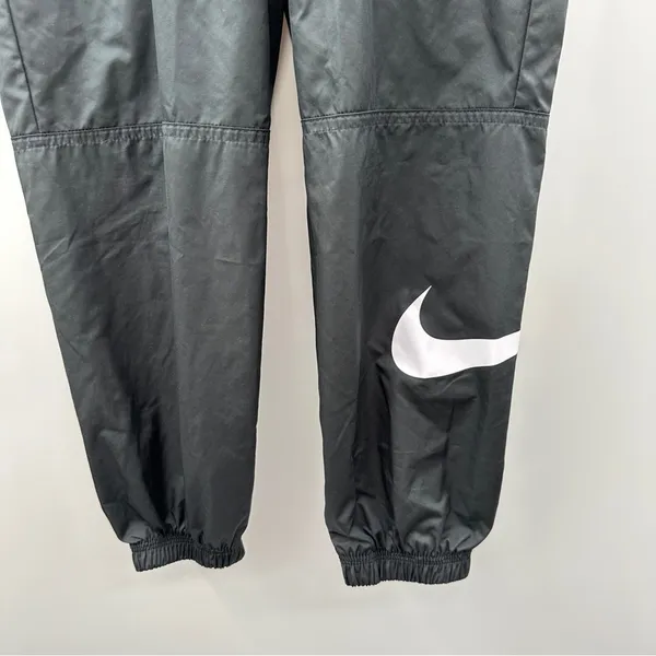 Nike‎ Tech Pack Woven Belted Black & White Swoosh Jogger Pants Size S - Image 4