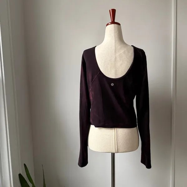 lululemon athletica Aligh Long Sleeve Top - Diamond Dye Size 12 - Image 2