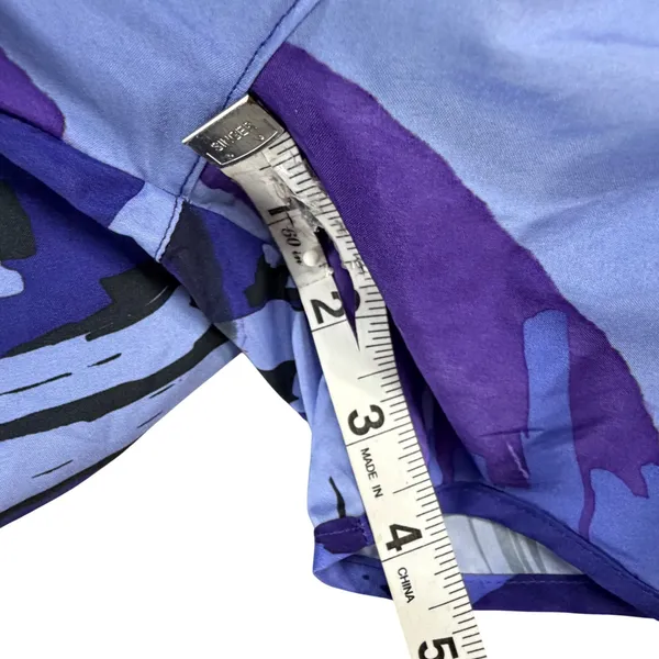Salomon Elevate 2 in 1 Running Shorts Womens M Purple Abstract Print Athletic - Image 9
