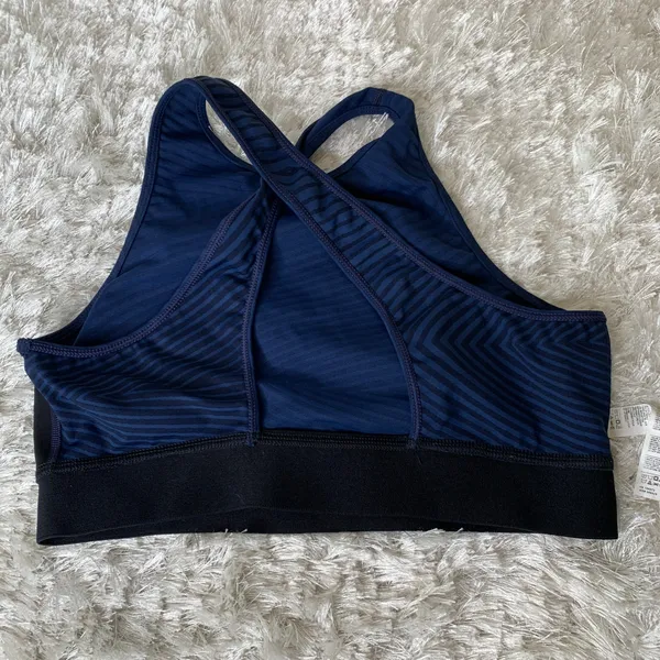 Vimmia X Energy Wave Crop Top Sz Large Blue Black - Image 11