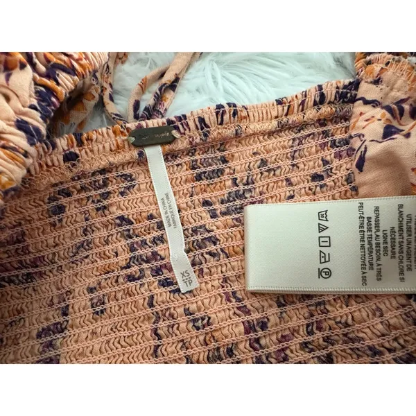 Free people sunday floral crop‎ top shirt XS - Image 3