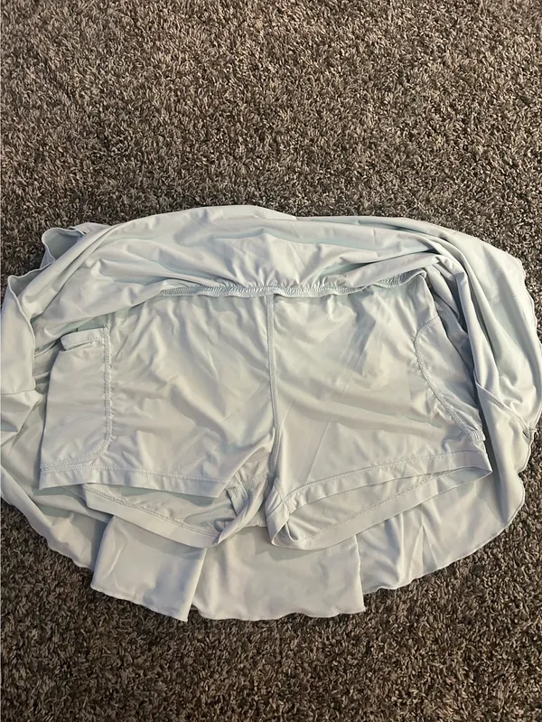 Light Blue Athletic Skirt Size L - Image 2