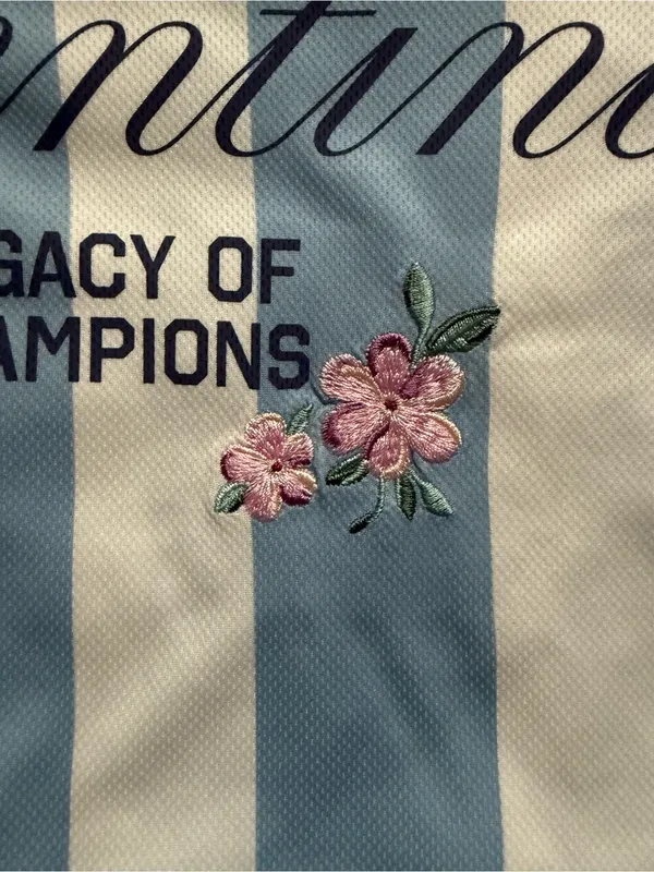 Argentina jersey embroidered - Light Blue & White - Image 4