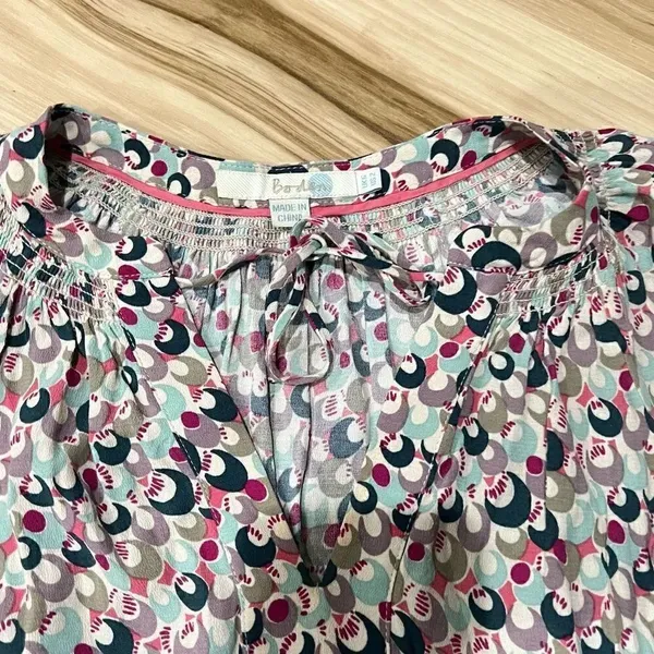 Boden Crescent Moon Print Blouse Top Women’s 2 - Image 5